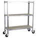 Rayonnage mobile bois-métal léger sans vis 975x900x300 - 3 niveaux Bois - SIMON RACK - 8435104954256