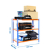 Rayonnage bois-métal léger sans vis 900x1100x500 - 3 niveaux Bleu/Bois - SIMON RACK - 8435104955123