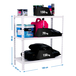 Étagère en kit charge légère sans vis 900x1000x300 - 3 niveaux Blanc - SIMON RACK - 8435104955680