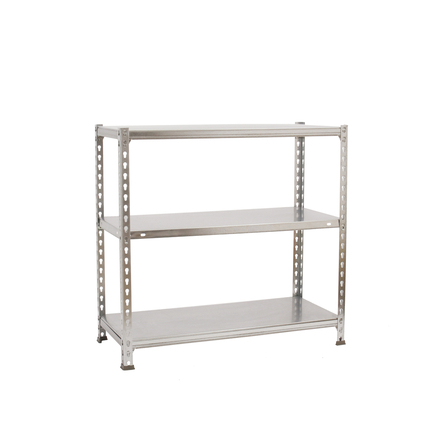 Étagère en kit charge légère sans vis 900x900x500 - 3 niveaux Galvanisé - SIMON RACK - 8435104955918