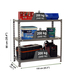 Étagère en kit charge légère sans vis 900x1100x500 - 3 niveaux Gris - SIMON RACK - 8435104955963