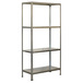 Étagère en kit charge légère sans vis 1500x900x300 - 4 niveaux Galvanisé - SIMON RACK - 8435104956014