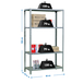 Étagère en kit charge légère sans vis 1500x800x500 - 4 niveaux Gris - SIMON RACK - 8435104956182