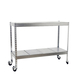 Étagère mobile charge moyenne 75kg - 975x1200x450 - 2 niveaux Galvanisé - SIMON RACK - 8435104956410