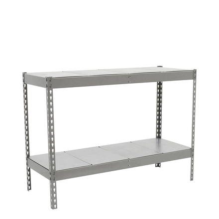 Étagère charge moyenne 500 à 600kg - 900x1200x450 - 2 niveaux Galvanisé - SIMON RACK - 8435104957011