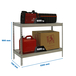 Étagère charge moyenne 500 à 600kg - 900x1200x750 - 2 niveaux Galvanisé - SIMON RACK - 8435104957097