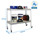 Étagère mobile charge moyenne 75kg - 975x1500x600 - 2 niveaux Bois - SIMON RACK - 8435104957394