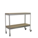 Étagère mobile charge moyenne 75kg - 975x1500x750 - 2 niveaux Bois - SIMON RACK - 8435104957431