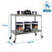 Étagère mobile charge moyenne 75kg - 975x1200x600 - 2 niveaux Galvanisé - SIMON RACK - 8435104957493
