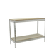 Étagère mobile charge moyenne 400kg - 900x1500x450 - 2 niveaux Bois - SIMON RACK - 8435104957592