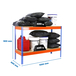 Étagère mobile charge moyenne 400kg - 900x1500x600 - 2 niveaux Bleu/Orange/Bois - SIMON RACK - 8435104957646