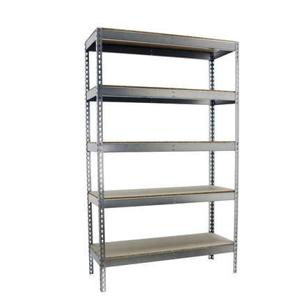 Étagère mobile charge moyenne 400kg - 2500x1200x450 - 5 niveaux Bois - SIMON RACK - 8435104957813