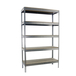Étagère mobile charge moyenne 400kg - 2500x1200x450 - 5 niveaux Bois - SIMON RACK - 8435104957813