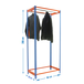 Rayonnage pour vêtements 2000x900x500 - 1 niveau Bleu/Orange - SIMON RACK - 8435104958537