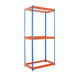 Rayonnage pour vêtements 2000x1500x750 - 2 niveaux Bleu - SIMON RACK - 8435104959572