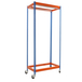 Rayonnage pour vêtements 2575x1500x600 - 1 niveau Bleu/Orange - SIMON RACK - 8435104959695