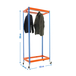 Rayonnage pour vêtements 2575x1500x600 - 1 niveau Bleu/Orange - SIMON RACK - 8435104959695