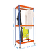 Rayonnage pour vêtements 3075x1500x750 - 2 niveaux Bleu/Orange - SIMON RACK - 8435104959930
