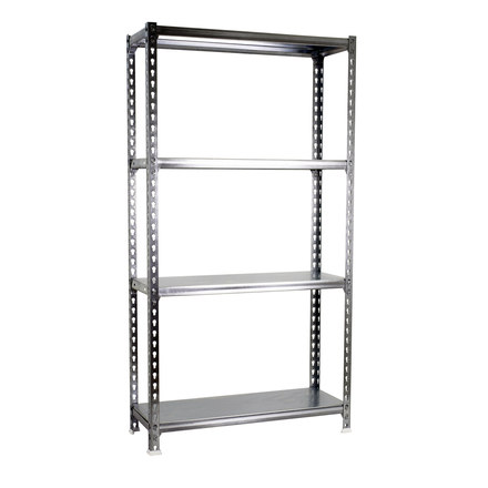 Rayonnage métallique léger sans vis 1500x800x400 - 4 niveaux Galvanisé - SIMON RACK - 8435104960561