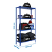 Rayonnage métallique léger sans vis 1500x1000x400 - 4 niveaux Bleu - SIMON RACK - 8435104960639