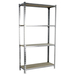 Rayonnage bois-métal léger sans vis 1500x800x500 - 4 niveaux Bois - SIMON RACK - 8435104961209