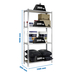 Rayonnage bois-métal léger sans vis 1500x1100x500 - 4 niveaux Bois - SIMON RACK - 8435104961322