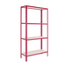 Rayonnage intérieur 1600x800x300 - 4 niveaux Rose/Blanc - SIMON RACK - 8435104961889