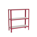 Rayonnage intérieur 900x800x300 - 3 niveaux Rose/Blanc - SIMON RACK - 8435104961926