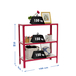 Rayonnage intérieur 900x1000x300 - 3 niveaux Rose/Blanc - SIMON RACK - 8435104961964