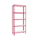 Rayonnage intérieur 1800x800x300 - 5 niveaux Rose/Blanc - SIMON RACK - 8435104962046