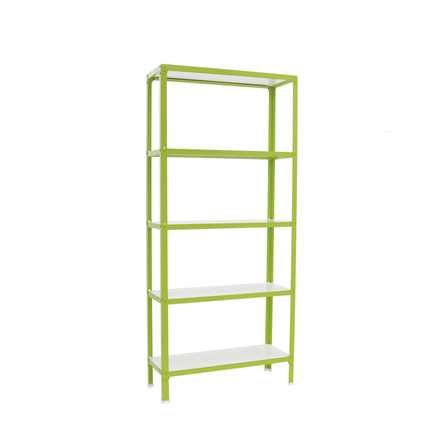 Rayonnage intérieur 1800x800x300 - 5 niveaux Vert/Blanc - SIMON RACK - 8435104962060