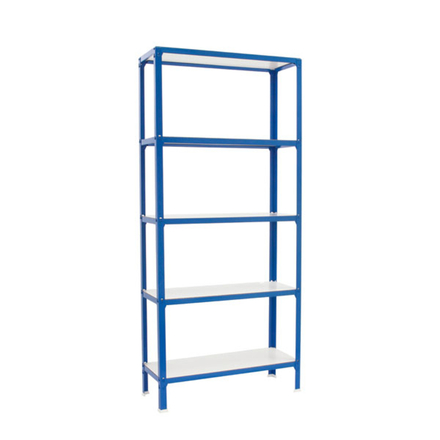 Rayonnage intérieur 1800x800x300 - 5 niveaux Bleu/Blanc - SIMON RACK - 8435104962077