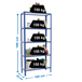 Rayonnage intérieur 1800x1000x300 - 5 niveaux Bleu/Blanc - SIMON RACK - 8435104962114