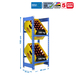 Rayonnage léger tri de bouteille sans vis 1000x400x300 - 2 niveaux Bleu - SIMON RACK - 8435104962398