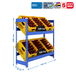 Rayonnage léger tri de bouteille sans vis 1000x1000x300 - 2 niveaux Bleu - SIMON RACK - 8435104962411
