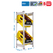 Rayonnage léger tri de bouteille sans vis 1000x400x300 - 2 niveaux Galvanisé - SIMON RACK - 8435104962596