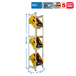 Rayonnage léger tri de bouteille sans vis 1800x400x300 - 3 niveaux Galvanisé - SIMON RACK - 8435104962640