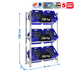 Rayonnage léger tri de bouteille sans vis 1800x800x300 - 3 niveaux Galvanisé - SIMON RACK - 8435104962657
