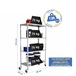 Rayonnage mobile métallique léger sans vis 1575x900x300 - 4 niveaux Galvanisé - SIMON RACK - 8435104962916