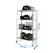 Rayonnage mobile bois-métal léger sans vis 1575x1100x500 - 4 niveaux Galvanisé/Bois - SIMON RACK - 8435104963791