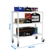 Rayonnage mobile métallique léger sans vis 975x1100x400 - 3 niveaux Blanc - SIMON RACK - 8435104974025