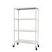 Rayonnage mobile métallique léger sans vis 1575x800x400 - 4 niveaux Blanc - SIMON RACK - 8435104974230