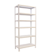 Rayonnage métallique léger sans vis 2500x800x500 - 6 niveaux Blanc - SIMON RACK - 8435104974513