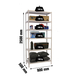 Rayonnage métallique léger sans vis 2500x900x500 - 6 niveaux Blanc - SIMON RACK - 8435104974520