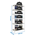 Rayonnage bois-métal léger sans vis 2500x900x400 - 6 niveaux Blanc/Bois - SIMON RACK - 8435104975244