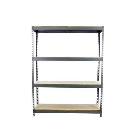Étagère charge moyenne 500 à 600kg - 2000x1500x900 - 4 niveaux Gris/Bois - SIMON RACK - 8435104975732