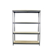 Étagère charge moyenne 500 à 600kg - 2000x1500x900 - 4 niveaux Gris/Bois - SIMON RACK - 8435104975732