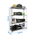 Étagère charge moyenne 500 à 600kg - 2000x1500x900 - 4 niveaux Gris - SIMON RACK - 8435104975824