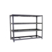 Étagère charge moyenne 500 à 600kg - 2000x2400x600 - 4 niveaux Gris - SIMON RACK - 8435104975961