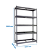 Étagère charge moyenne 500 à 600kg - 2000x1500x900 - 5 niveaux Gris - SIMON RACK - 8435104976005